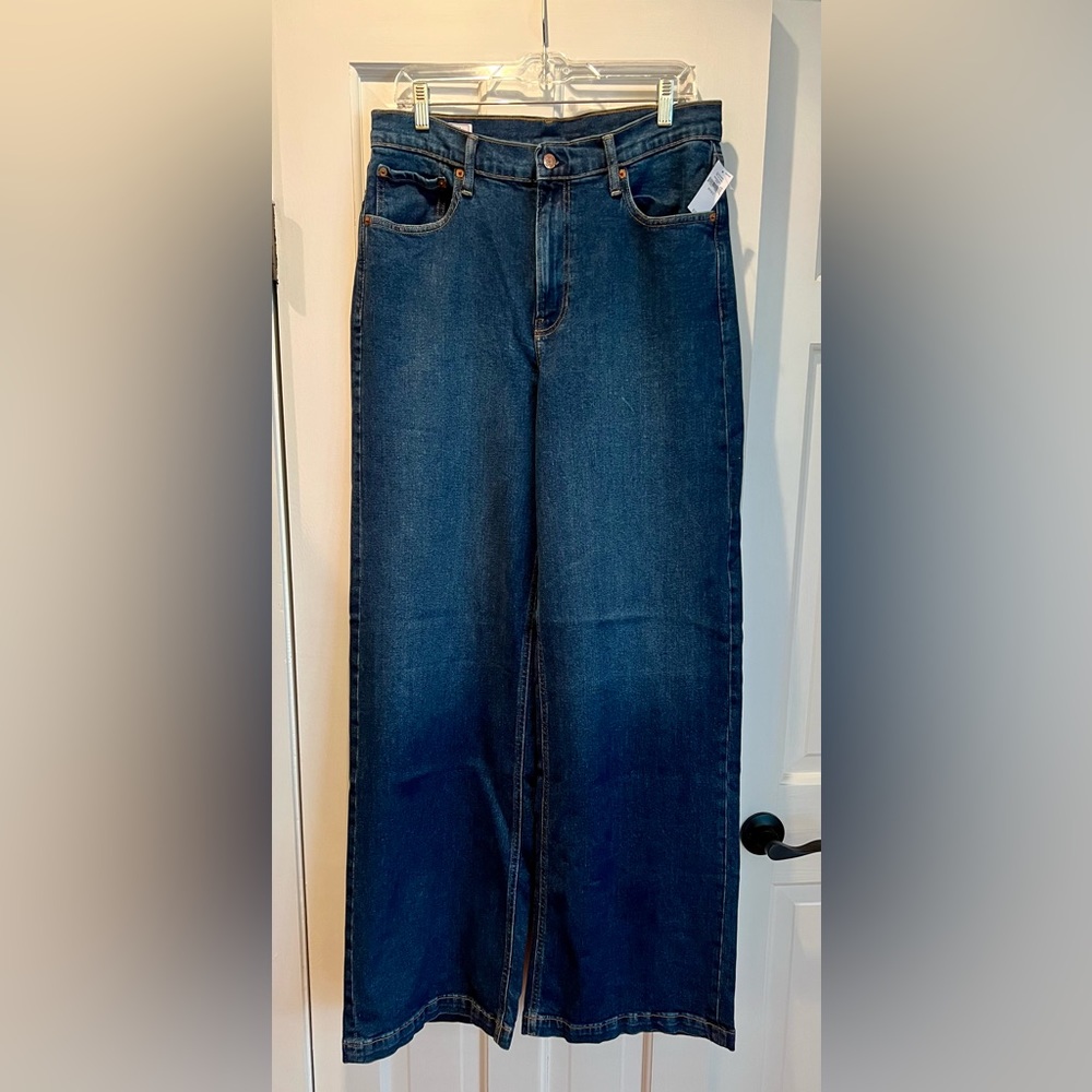 GAP High Rise Stride Jeans with Washwell
